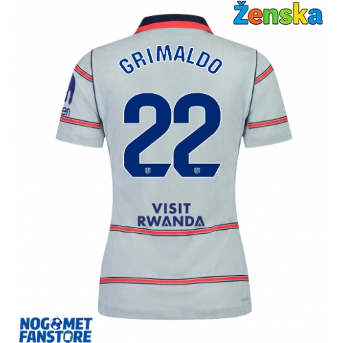 Atletico Madrid Alejandro Grimaldo #22 Rezervni Dres za Ženska 2026-27 Kratak Rukav